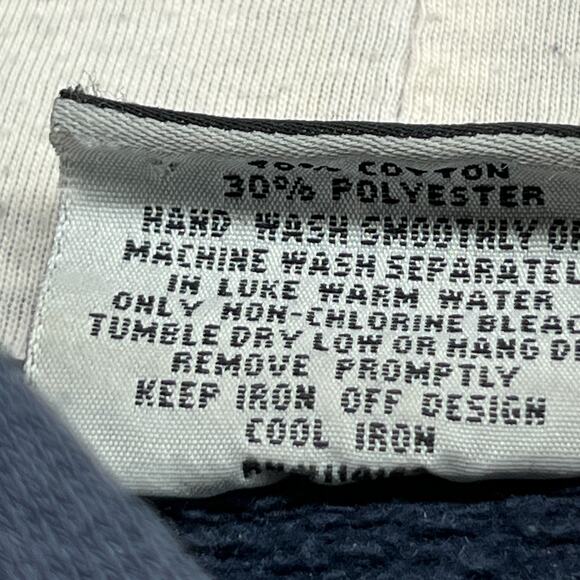 VILLANOVA UNIVERSITY Hoodie Adult XL Wildcats PA College Fleece Sweatshirt Blue - Picture 8 of 11